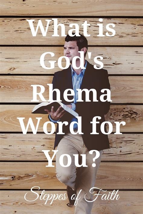 What Is The Rhema Word Of God Letter Words Unleashed Exploring The