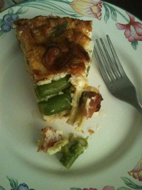 Take a baking springform pan and lay the puff pastry. Easy MICHELE'S (ASPARAGUS, BACON, OR SALMON) CRUSTLESS QUICHE