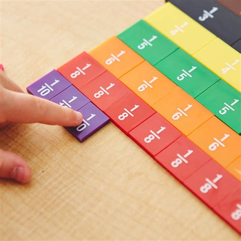 Fraction Tiles Without Tray Numbered Set Of 51 School To Home