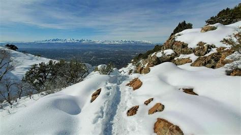 Winter Hiking In Utah Add A Trek Up Mount Olympus This Winter