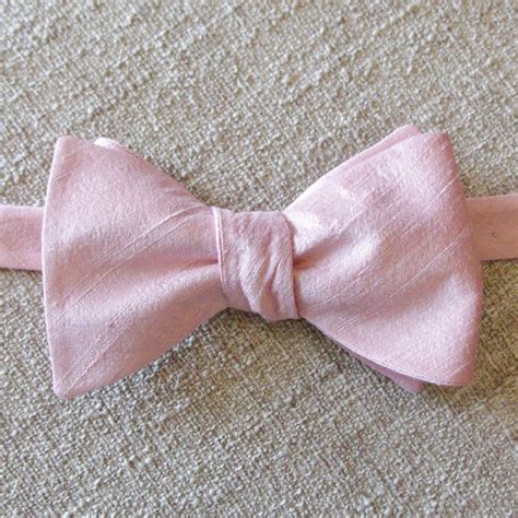 Pink Silk Bow Tie Men's Pink Bow Tie Light Pink Bow Tie | Etsy | Silk bow ties, Pink silk, Pink 