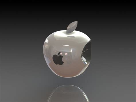 3d Apple Logo Autocad Autodesk Inventor Stl Step Iges
