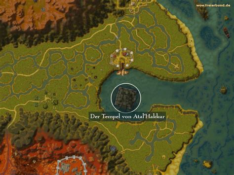 Der Tempel Von Atal Hakkar Landmark Map And Guide Freier Bund World Of Warcraft