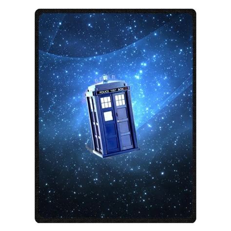 Super Soft Doctor Who Flannel Blanket For Sofa Bed Personalized