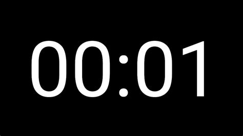 Timer Clock 0 To 5 Minutes Black Screen Timer Free Use Your Videos