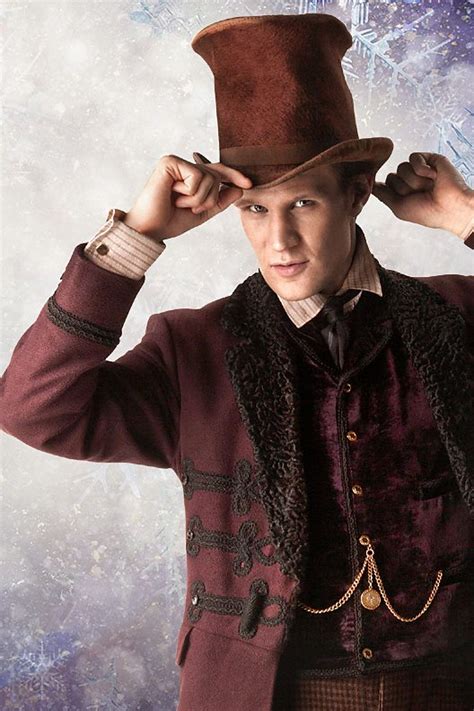 At the very last minute before an event. BBC One - Doctor Who, The Snowmen - The Eleventh Doctor