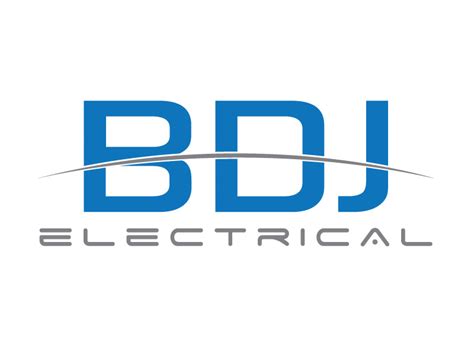 Professional Upmarket Communication Logo Design For Bdj Electrical By