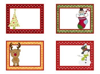 Depending on which christmas card you selected, you can let the design influence your wording. Christmas Note Cards by Cathy Ragsdale | Teachers Pay Teachers