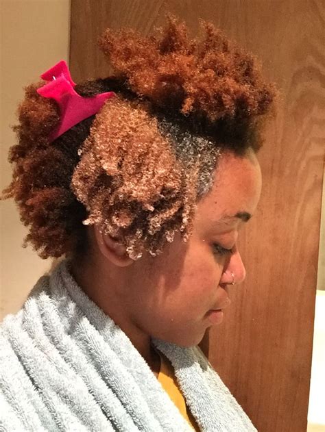 Bleaching My 4c Natural Hair From Start To Finish African Sunflower
