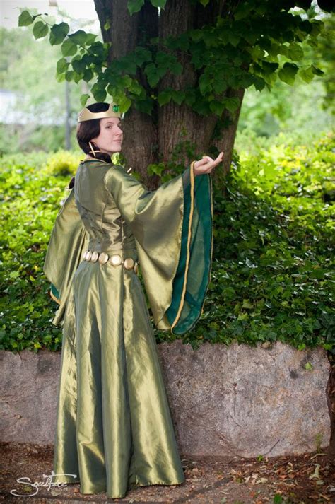From The Movie Brave Beautiful Adult Queen Elinor Costume By