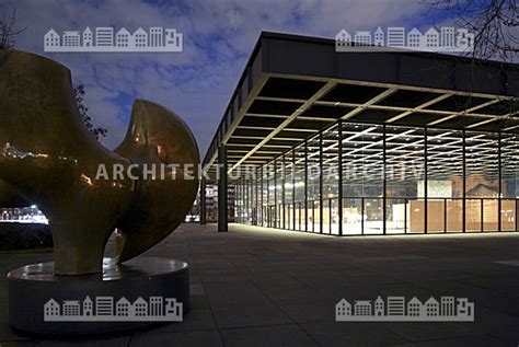 Neue Nationalgalerie Berlin - Architektur-Bildarchiv