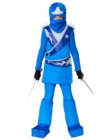 Blue Ninja Fighter Child Costume Spirit Halloween Halloween