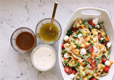 3 Easy Pasta Salad Dressings Diy Anytime