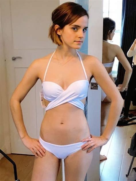 Emma Watson Exudes Confidence And Grace In Her Latest White Lingerie