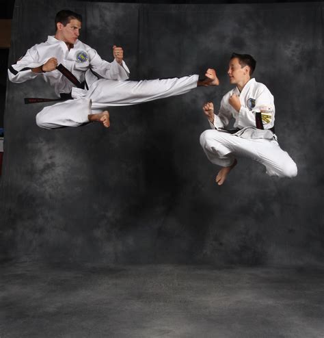 Jsk Tkd Flying Side Kick Like Father Like Son Part 1