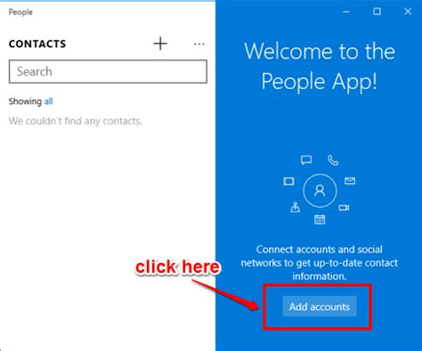How To Add Gmail Contacts To Windows 10 People App
