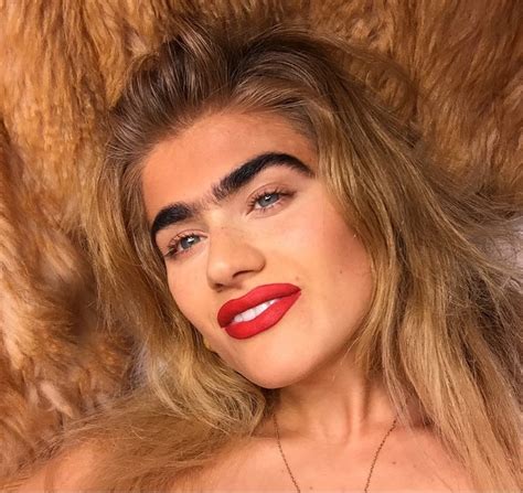 Model With Unibrow Popsugar Beauty
