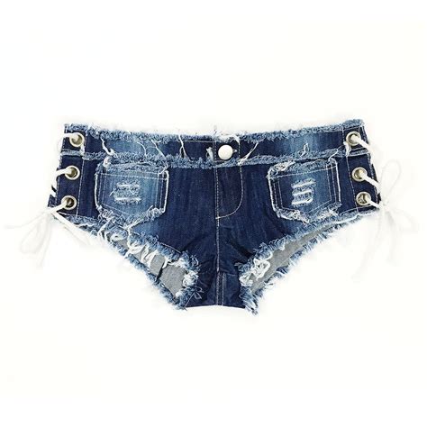 Wholesale Gender New Summer And Uk Fashion Sexy Low Waist Hole Ladies Denim Shorts Hot Pants