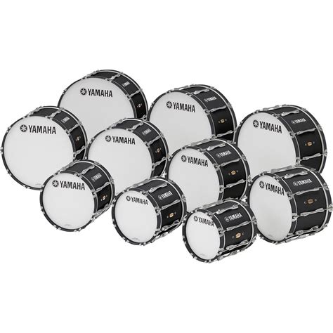 Yamaha 14 X 14 8300 Series Field Corps Marching Bass Drum Black