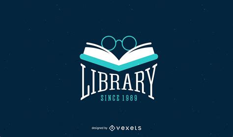 Descarga Vector De Diseño De Plantilla De Logotipo De Biblioteca