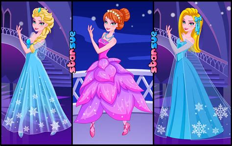 Disney Frozen Elsas Magical Frosty Fashion Dress Up Game