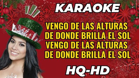 Maricarmen Marin Vengo De Las Alturas Karaoke Coros Hd Hq