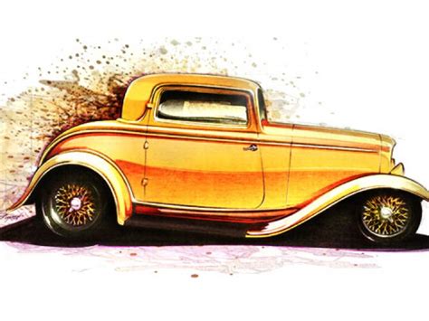Hot Rod Drawing At Explore Collection Of Hot Rod