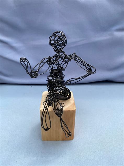 wire sassy figure sculpture etsy