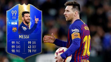 Fifa 19 Messi 99 Tots Review Youtube