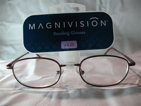 details about magnivision designer 2 ast fdr brown oval reading glasses 1 75 2 00 2 75 3 25