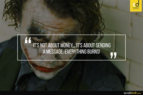 The batman franchise, which contains comics, movies and paraphernalia, is one of the largest franchises in the entertainment industry. 14 Quotes From The Joker Which Prove Why He Makes More ...