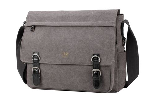 Troop London Classic Laptop Messenger Bag Black At Mighty Ape Nz