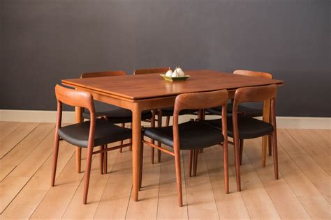 Mid Century Scandinavian Expandable Dining Table Mid Century Maddist