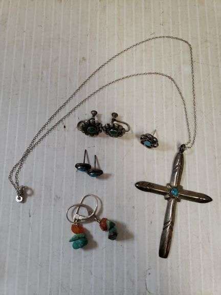 Sterling Silver Turquoise Jewelry Lot Trice Auctions