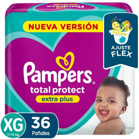 Pañales Pampers Total Protect Xg X36 Disco