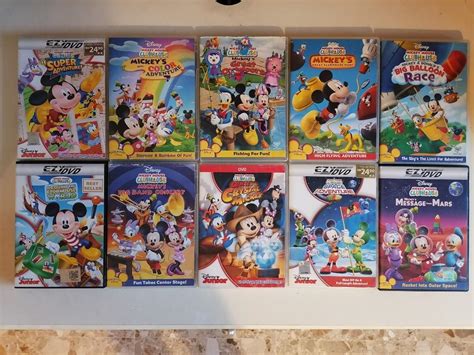 Mickey Mouse Clubhouse Dvd Toddles Adventure Party Minnie Cartoons