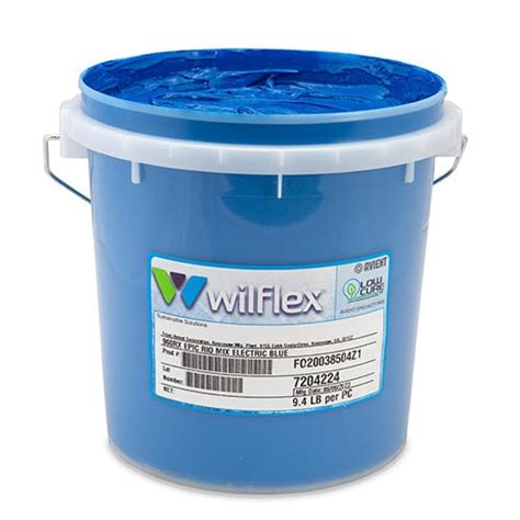 Wilflex Epic Rio Electric Blue Plastisol Ink Mixing Component By