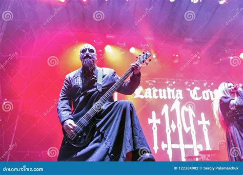 Lacuna Coil Performs Live At Atlas Weekend Festival Kiev Ukraine