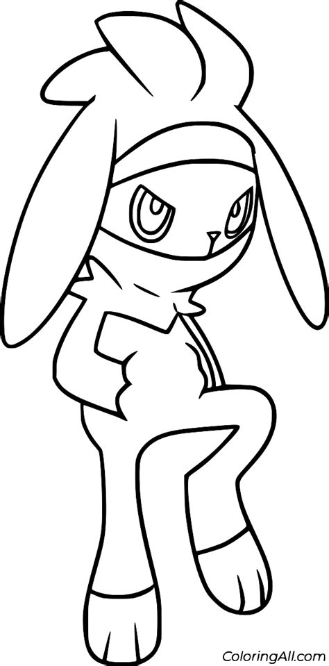 Human Like Pokemon Coloring Pages Coloringall