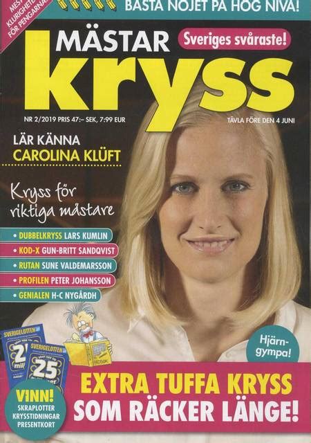 Mästar Kryss Svenska Tidningar Från Pressbyrån