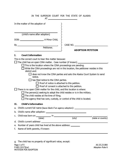 Free Printable Stepparent Adoption Forms Kentucky Printable Forms