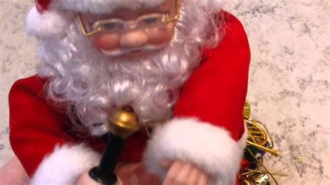 Battery Op Musical Santa Claus Toy Made In China Hd Youtube