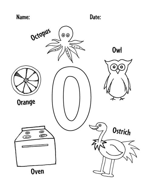 Free Letter O Worksheets For Preschool ⋆ The Hollydog Blog Letter O