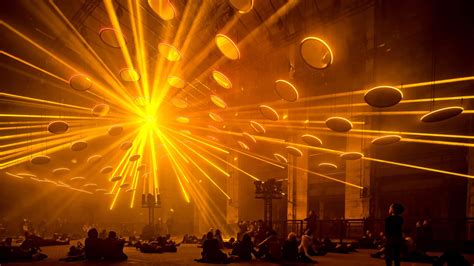 Skalar Kinetic Light Art Installation At Kraftwerk Berlin Whitevoid