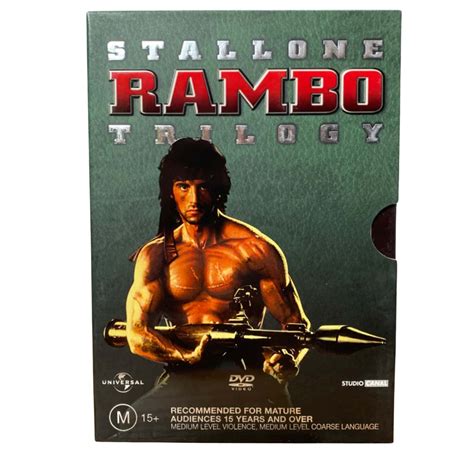 Dvd Sale Sylvester Stallone Rambo Trilogy Dvd Box Sets