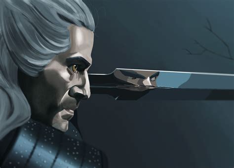 The Witcher Geralt The White Wolf By Oiluig On Deviantart