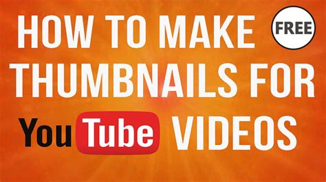 How To Make Attractive Thumbnails For YouTube Videos YouTube