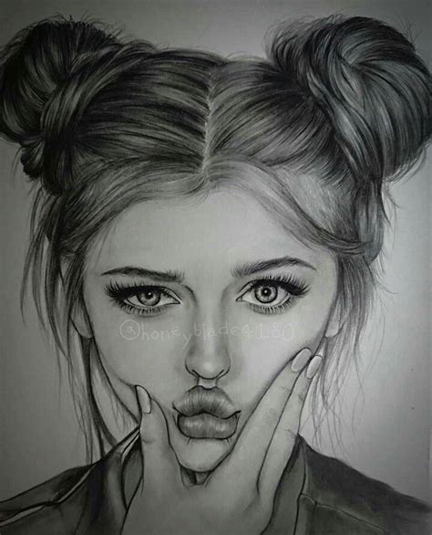 Pin By Hsssss On Draw Portrait Realistic Drawings Portrait Drawing