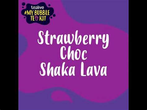 Show all most popular special offer buy 1 get 1: My Bubble Tea Kit by Tealive - Strawberry Choc Shaka Lava ...