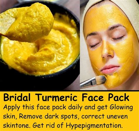 5 Homemade Turmeric Face Masksface Packs For Glowing Skin In 2020